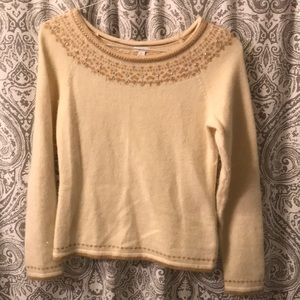 Super soft cream color sweater